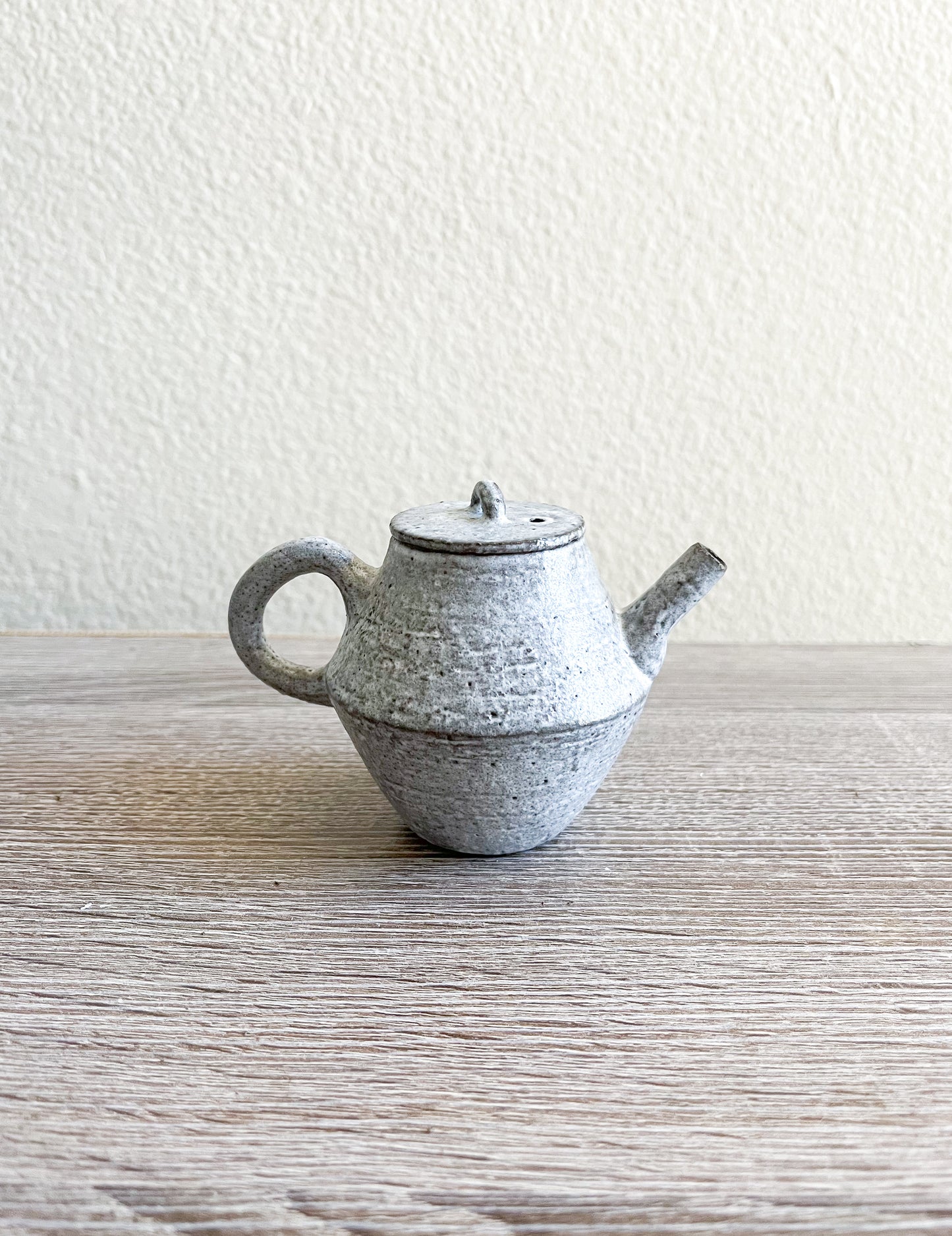 Handcrafted Woodfired Wabi Sabi Teapot (wood ash glaze)