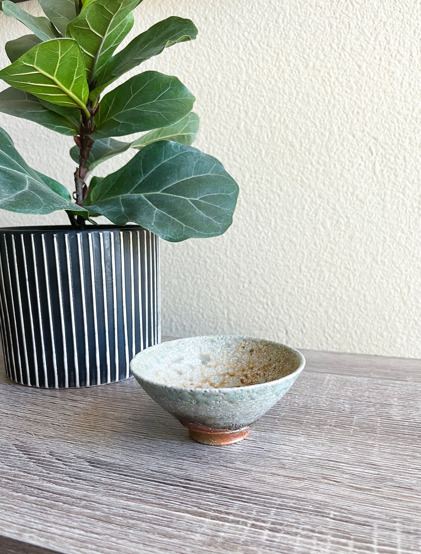 Handcrafted Woodfired Porcelain Teacup (natural ash glaze)