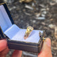 Antique Victorian Diamond Star Gypsy Ring (w. Maker's mark W.M—William Moulson London 1841) US size 7.75 (rose-cut diamonds in 18ct gold)