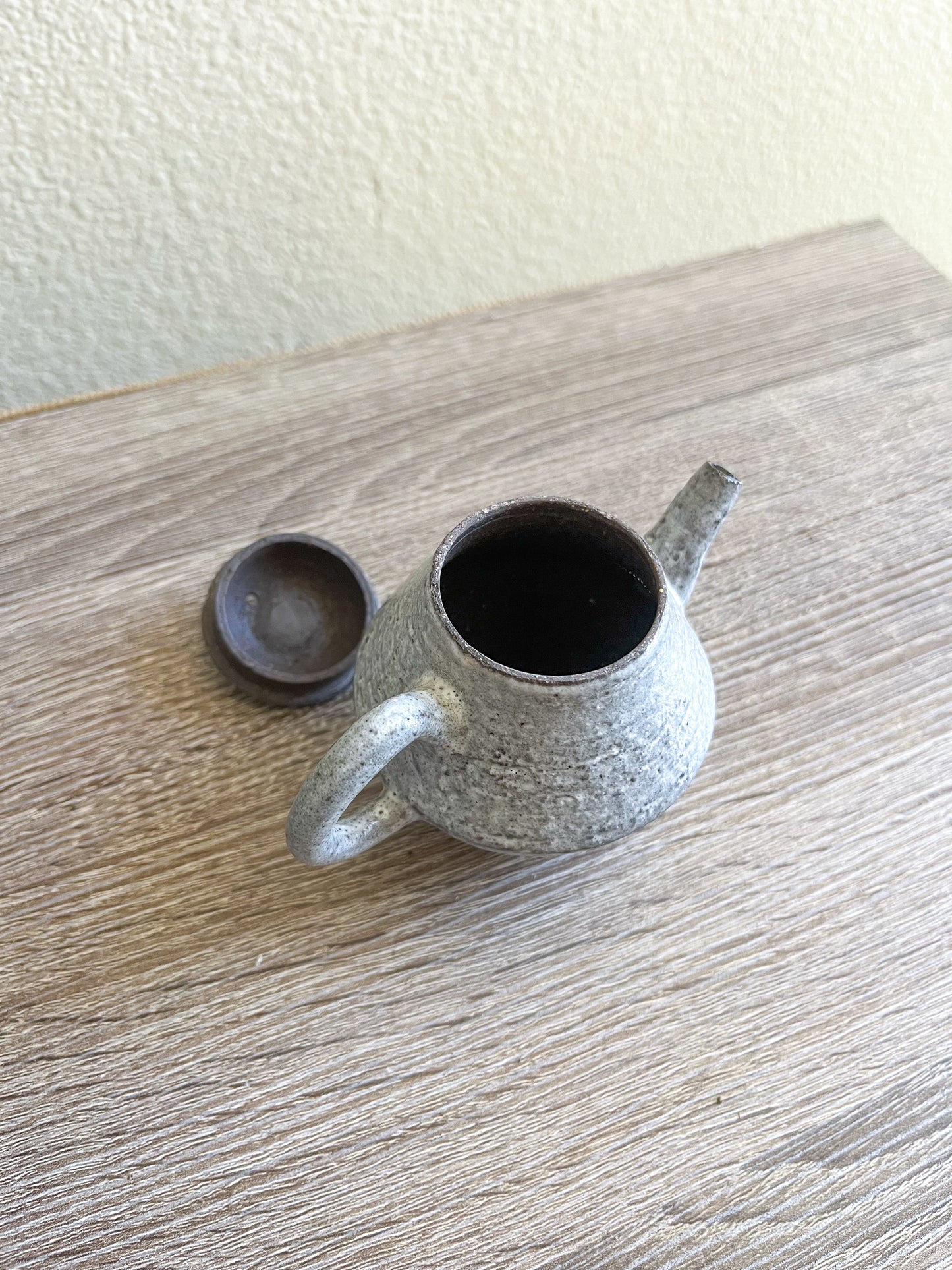 Handcrafted Woodfired Wabi Sabi Teapot (wood ash glaze)