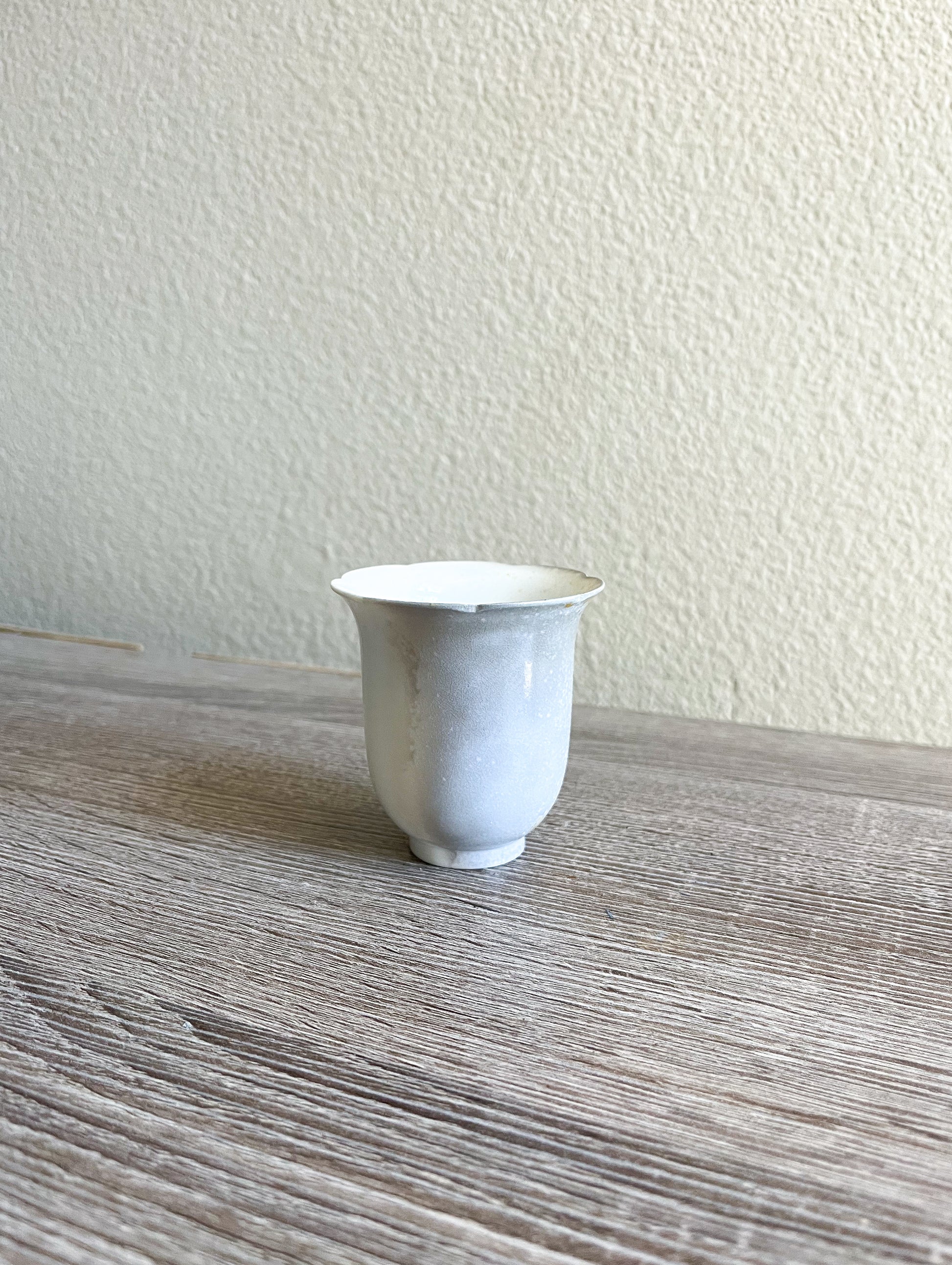 Handcrafted Woodfired Ceramic Teacup (natural ash glaze)