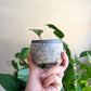 Handcrafted Woodfired Rough Clay Teacup (multi-gemstone glaze)