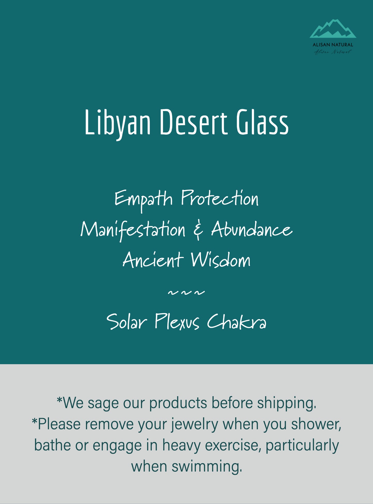 Genuine Libyan Desert Glass Silver Pendant #11