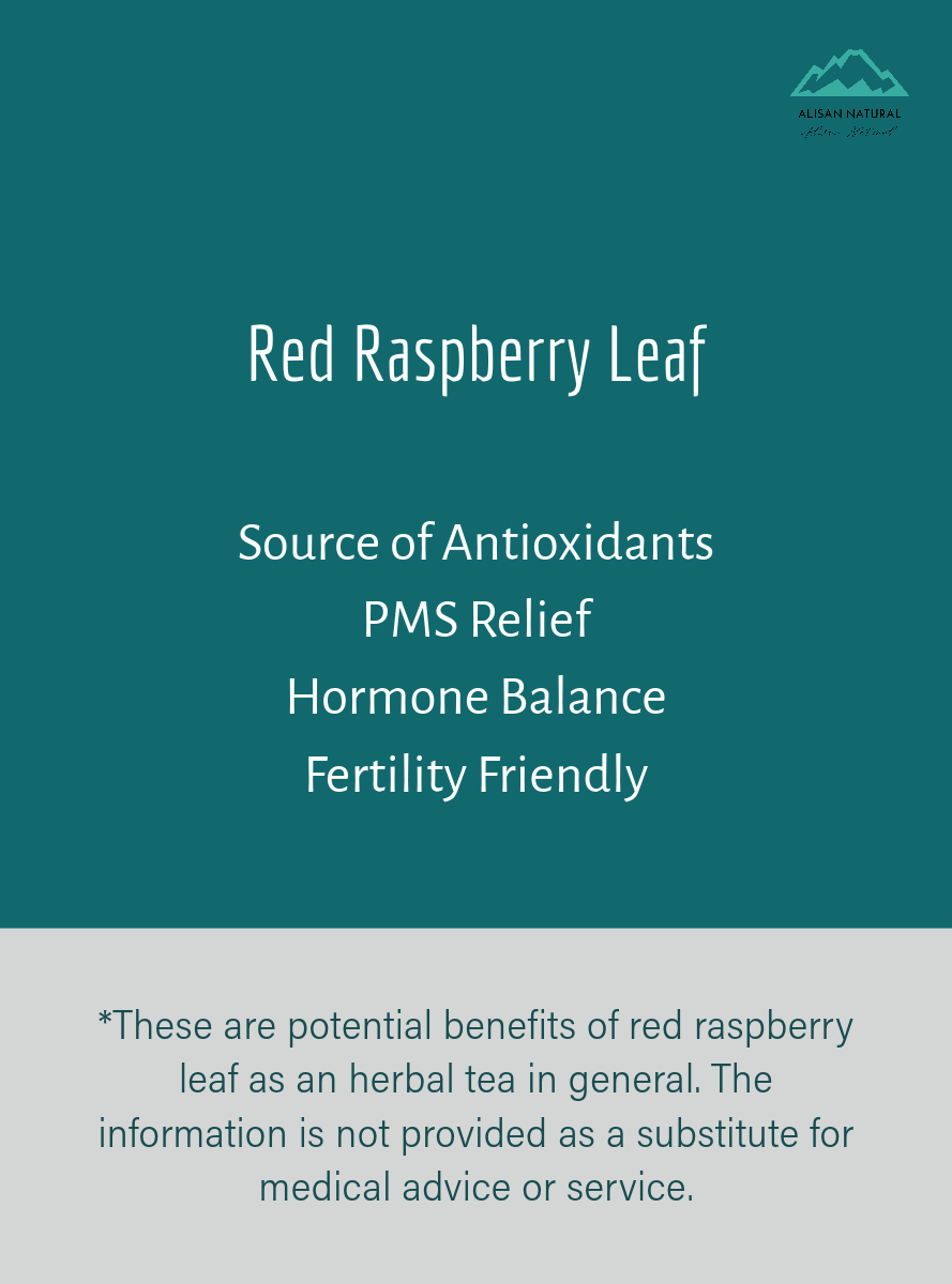 Organic Red Raspberry Leaf Tea (Caffeine Free)