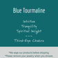 Inidicolite Green-Blue Tourmaline Silver Pendant #16