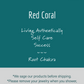 Natural Red Coral Statement Necklace (16 inch)
