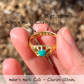 Antique Victorian Turquoise Belcher Gold Ring made by by Charles Gibson in 1834 (US size 7.5)