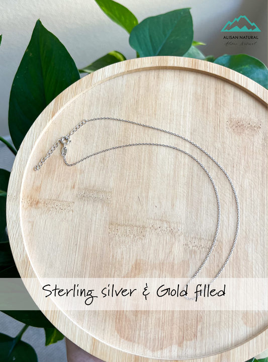 sterling silver gold filled add on chain