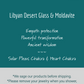 Genuine Libyan Desert Glass & Moldavite Silver Pendant #61