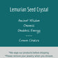 Natural Citrine Lemurian Crystal Silver Charm #1